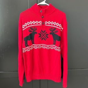 *3 FOR $13* Red Winter Pullover Sweater